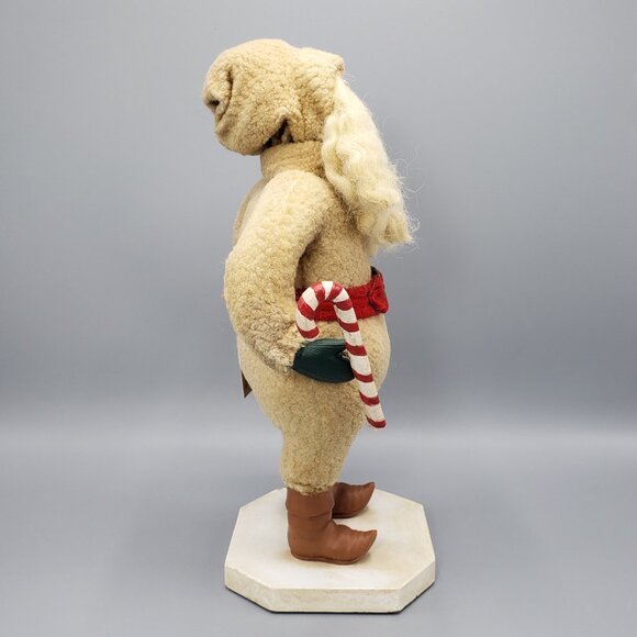 ESC Trading 2002 Paul Gordon Cloth Santa Figure Tree Candy Cane Christmas Decor - Picture 4 of 16